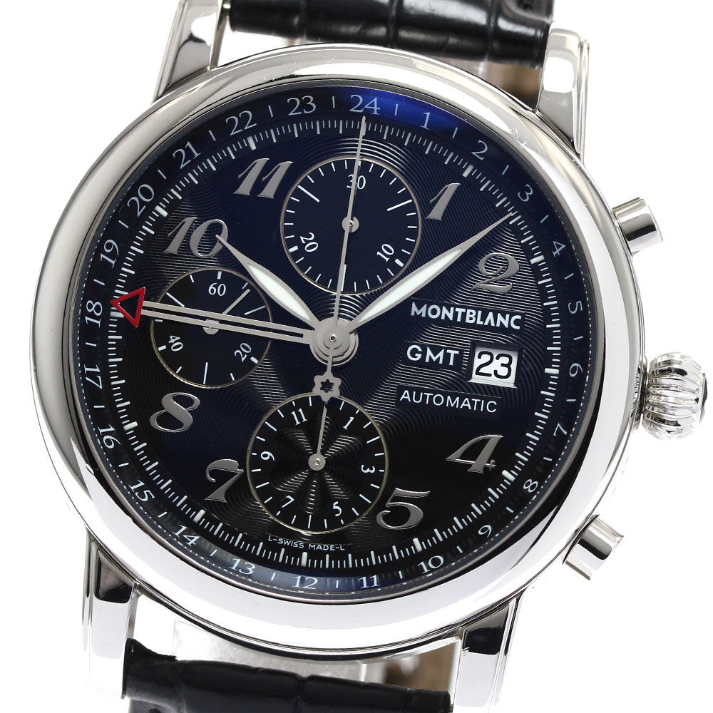 MONTBLANC Meistersteck 7067 GMT date chronograph Automatic Men's Watch_900225