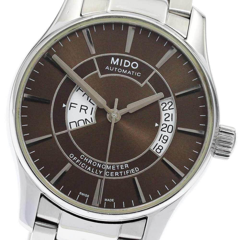 MIDO Belluna M001.431.11.291.02 Day date Brown Dial Automatic Men's Watch_900226
