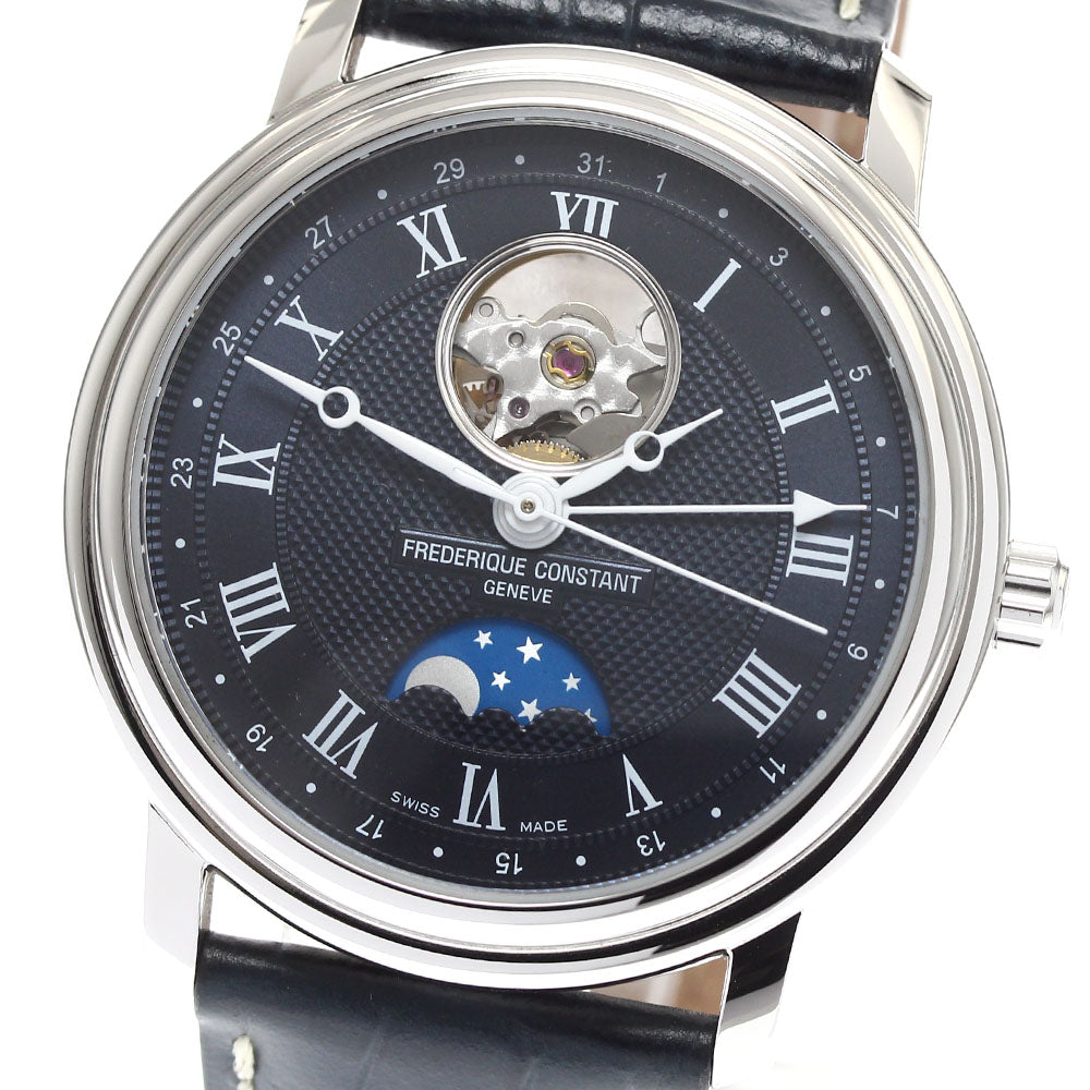 FREDERIQUE CONSTANT Classic heartbeat FC-335MCNW4P26 Moon Phase GMT Navy Dial Automatic Men's Watch_900228