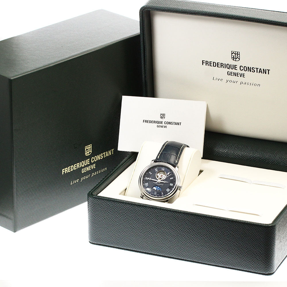 FREDERIQUE CONSTANT Classic heartbeat FC-335MCNW4P26 Moon Phase GMT Navy Dial Automatic Men's Watch_900228