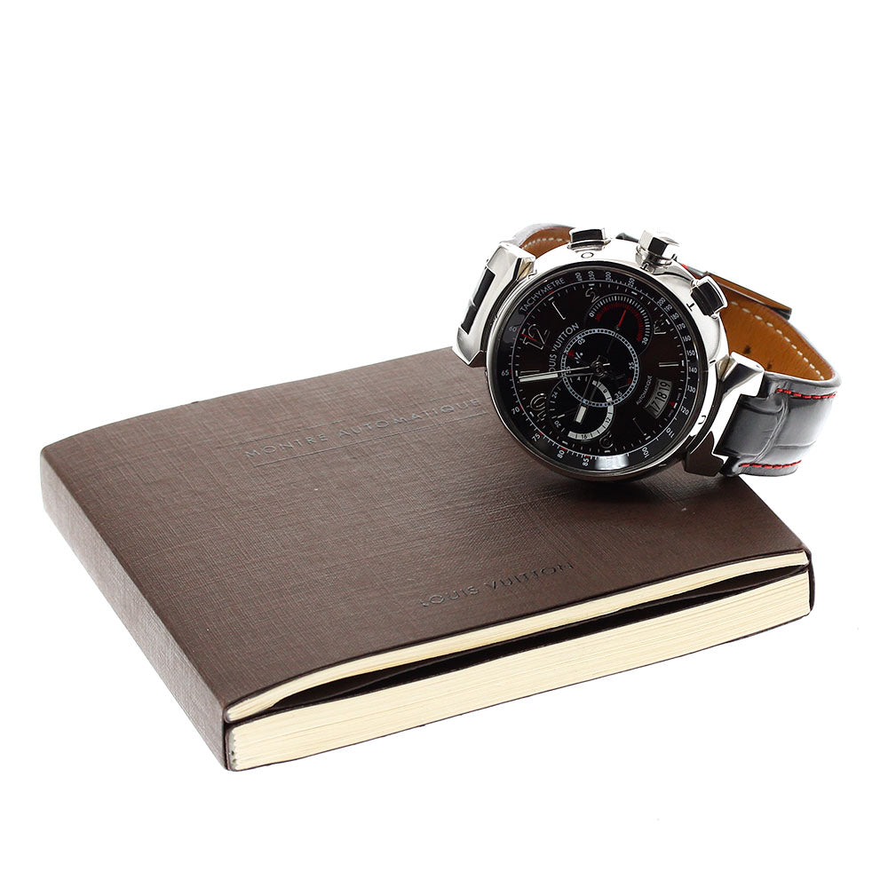 LOUIS VUITTON Tambour Voyage Q102A Chronograph Limited to 688 pieces worldwide Brown Dial Automatic Men's Watch_900233