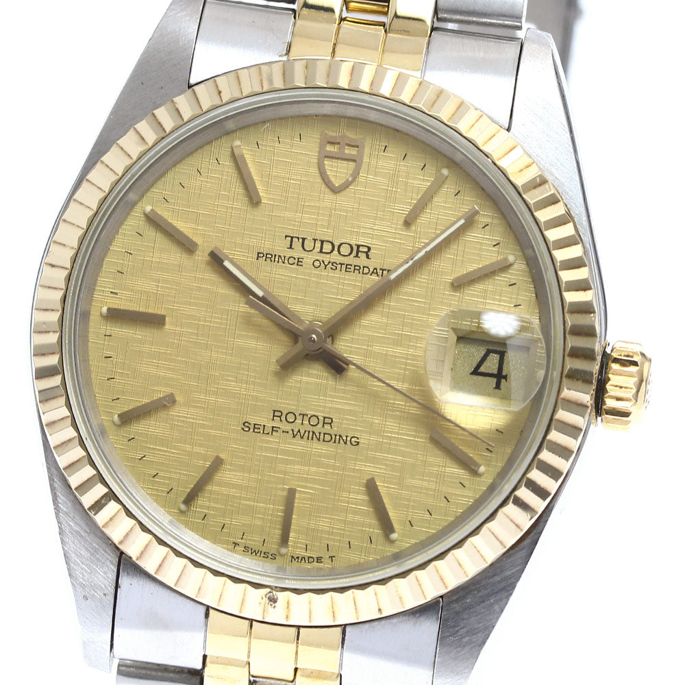 TUDOR Prince Oyster Date 74000 YG bezel cal.2824-2 Automatic Men's Watch_900265