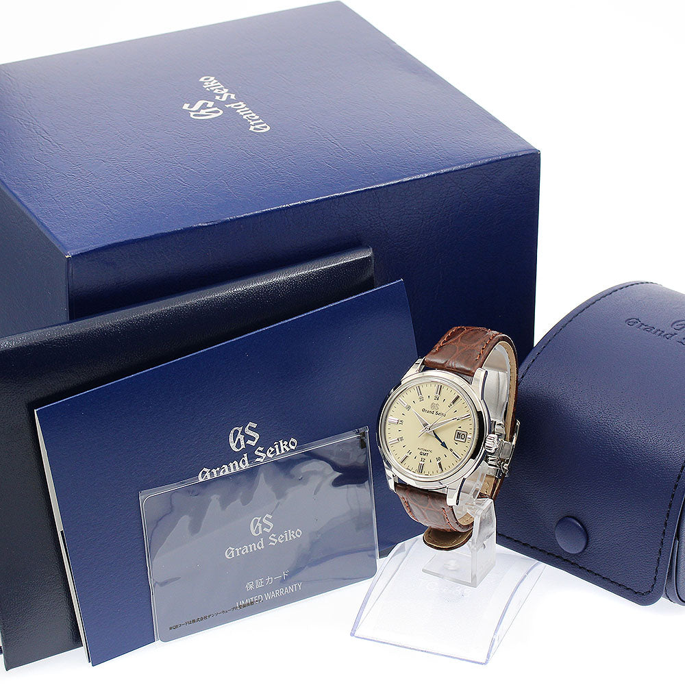 SEIKO Grand Seiko SBGM221/9S66-00A0 Mechanical gmt beige Dial Automatic Men's Watch_900267
