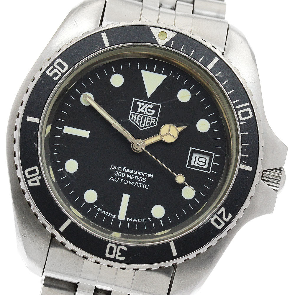 TAG HEUER 1000 series 844/3 Date black Dial Automatic Men's Watch_900273