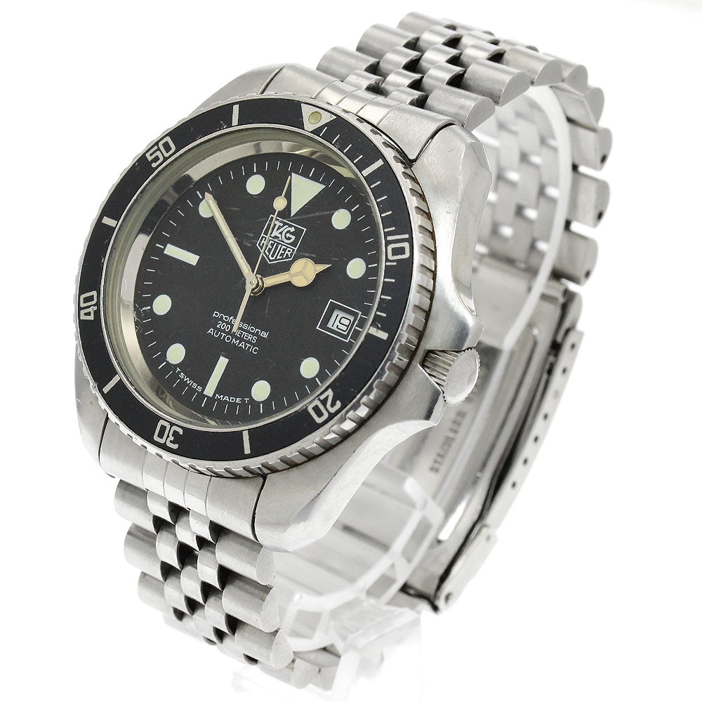 TAG HEUER 1000 series 844/3 Date black Dial Automatic Men's Watch_900273
