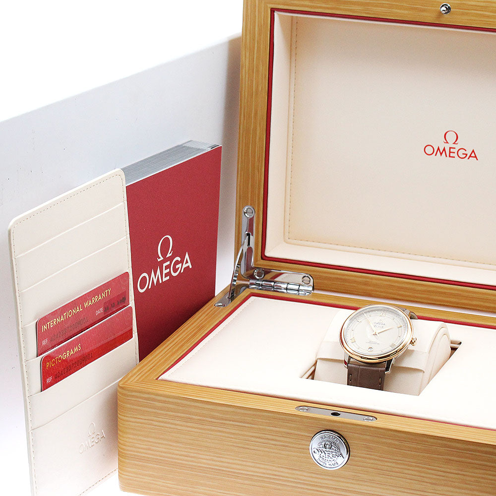 OMEGA De Ville Prestige 424.23.37.20.09.001 Co-Axial Date beige Dial Automatic Men's Watch_900288