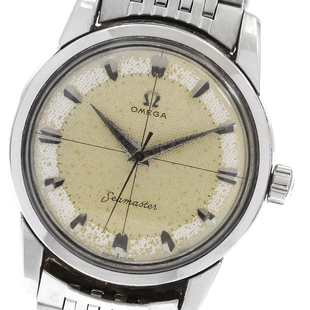 OMEGA Seamaster vintage beige Dial Hand Winding Men's Watch_900294