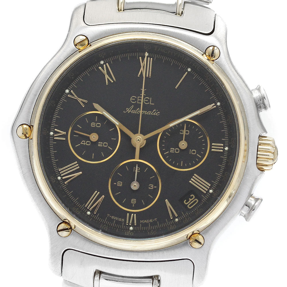 EBEL 1911 El Primero 1134901 Chronograph black Dial Automatic Men's Watch_900299