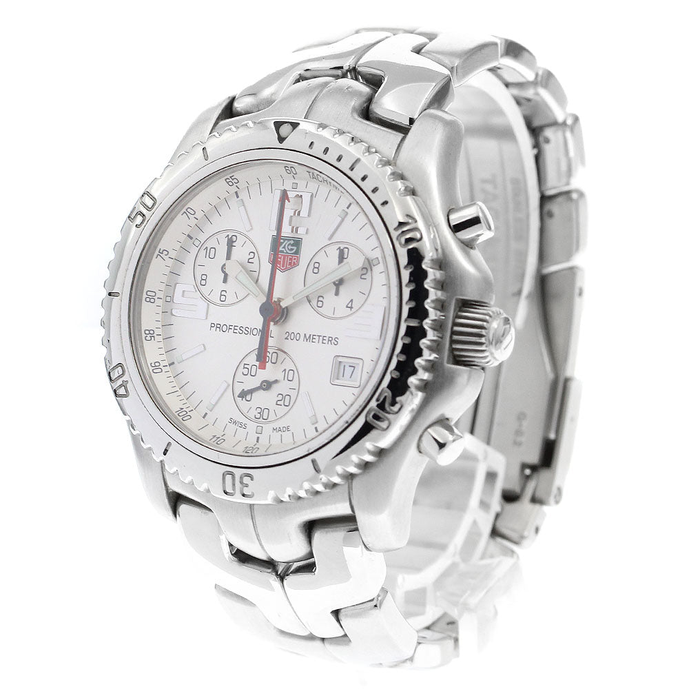 TAG HEUER Link CT1112 Chronograph Silver Dial Quartz Men's Watch_900303
