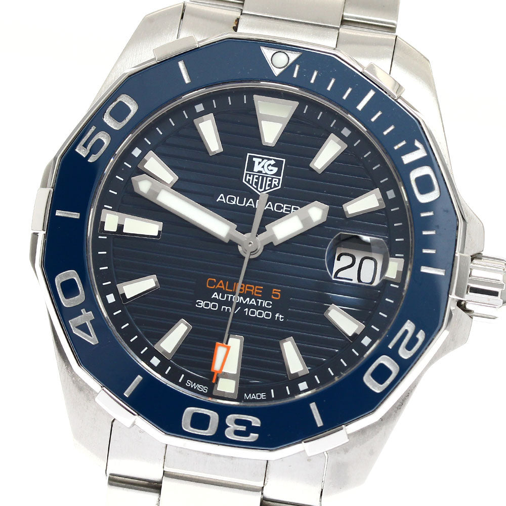 TAG HEUER Aqua Racer Caliber 5 WAY211C-0 Date Navy Dial Automatic Men's_900308