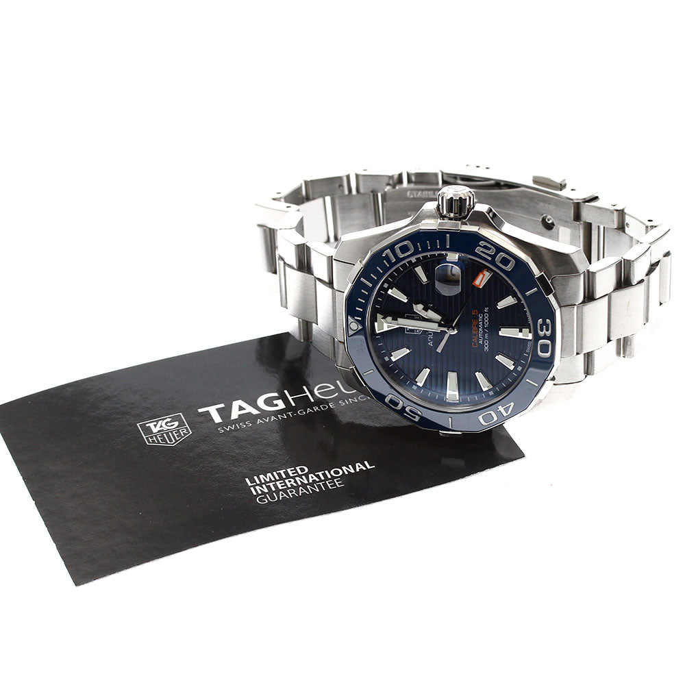 TAG HEUER Aqua Racer Caliber 5 WAY211C-0 Date Navy Dial Automatic Men's_900308
