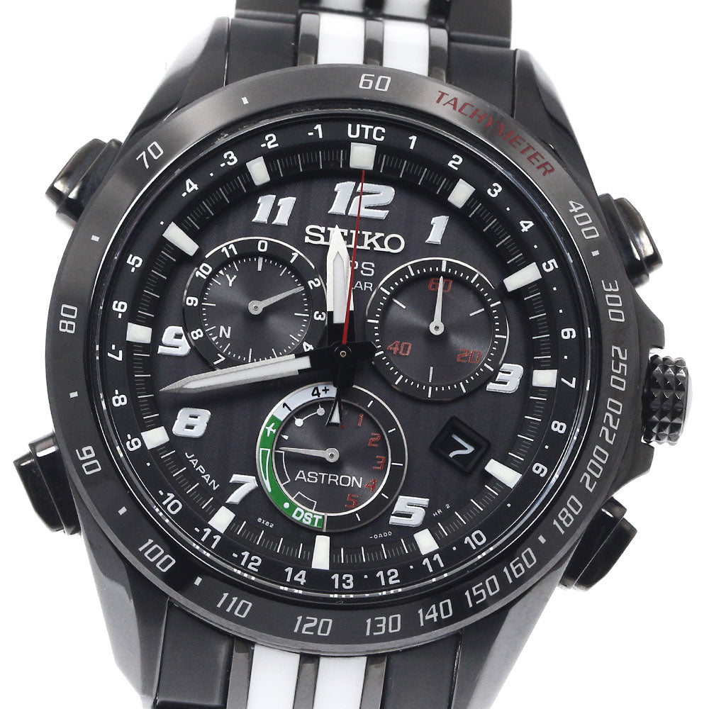 SEIKO Astron SBXB037/8X82-0AL0-1 GIUGIARO DESIGN LIMITED MODEL black Dial Solar Powered Radio Men's Watch_900313