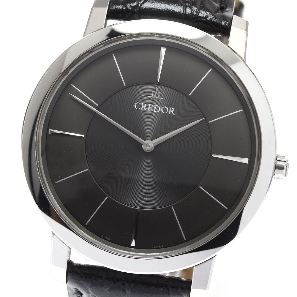 SEIKO CREDOR node GCAT999/8J80-0AD0 gray Dial Quartz Men's Watch_900343