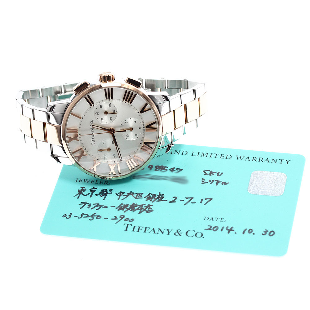 TIFFANY&Co. 33989547 Chronograph Silver Dial Quartz Men's Watch_900344