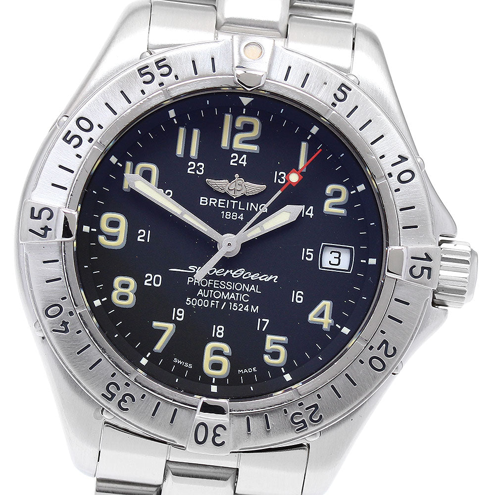 BREITLING Super Ocean A17345 Date black Dial Automatic Men's Watch_900350