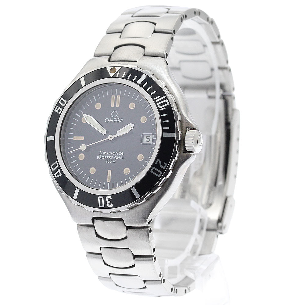 OMEGA Seamaster200 Date black Dial Quartz Men's Watch_900355