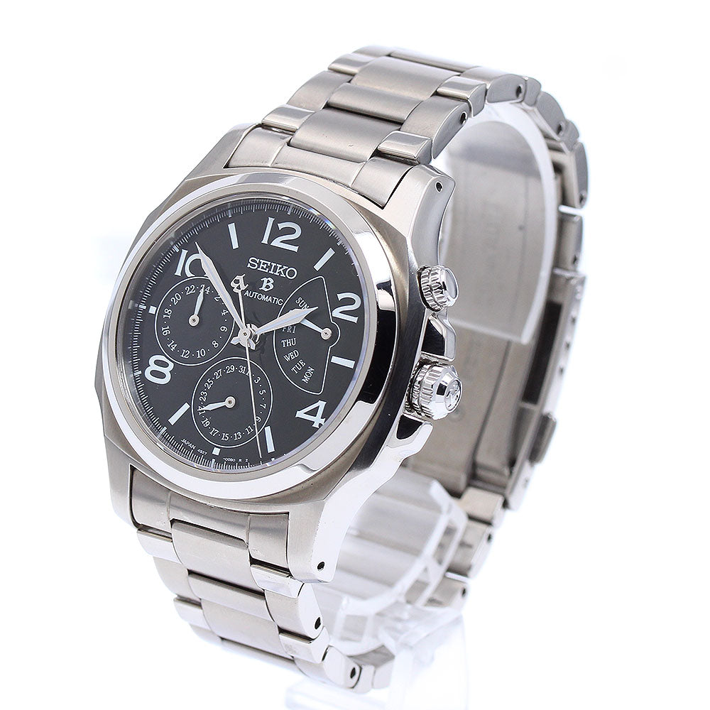 SEIKO Brights SAGN007/4S27-00B0 Retrograde black Dial Automatic Men's_900375