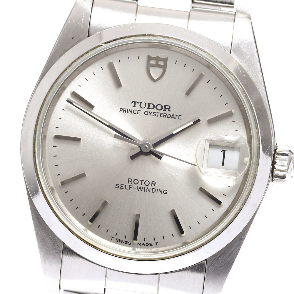 TUDOR Prince Oyster Date 74000N Cal.2824-2 Silver Dial Automatic Men's_900391