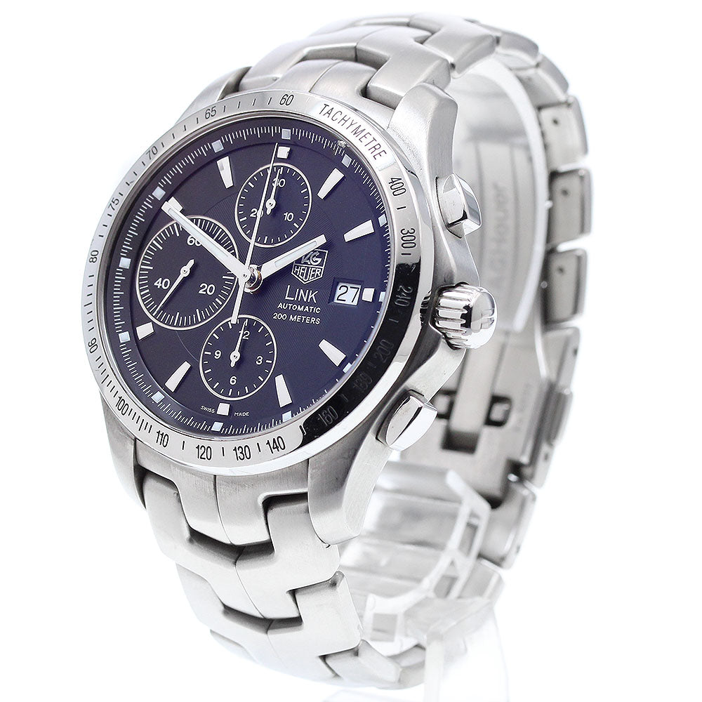 TAG HEUER Link CJF2110-0 Chronograph Date black Dial Automatic Men's_900392