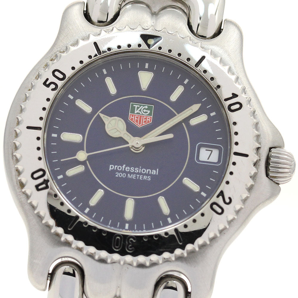 TAG HEUER S/el WG111A Date Navy Dial Quartz Men's Watch_900407