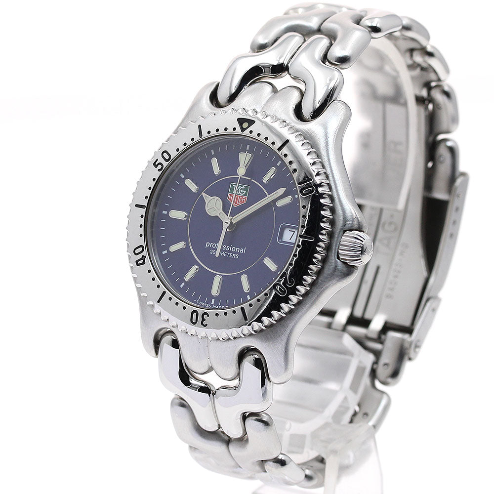 TAG HEUER S/el WG111A Date Navy Dial Quartz Men's Watch_900407