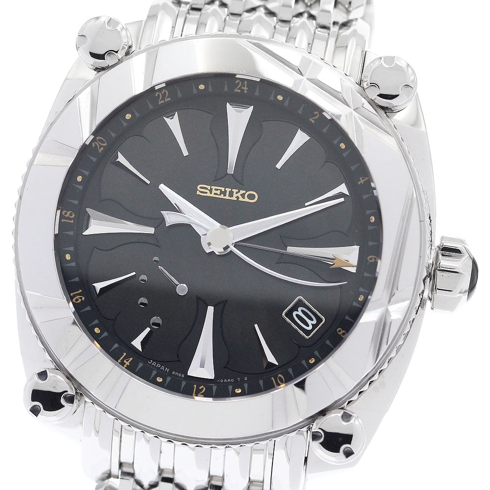 SEIKO Galante SBLA067/5R66-0AW0 GMT Black shell Dial Spring drive Men's Watch_900428