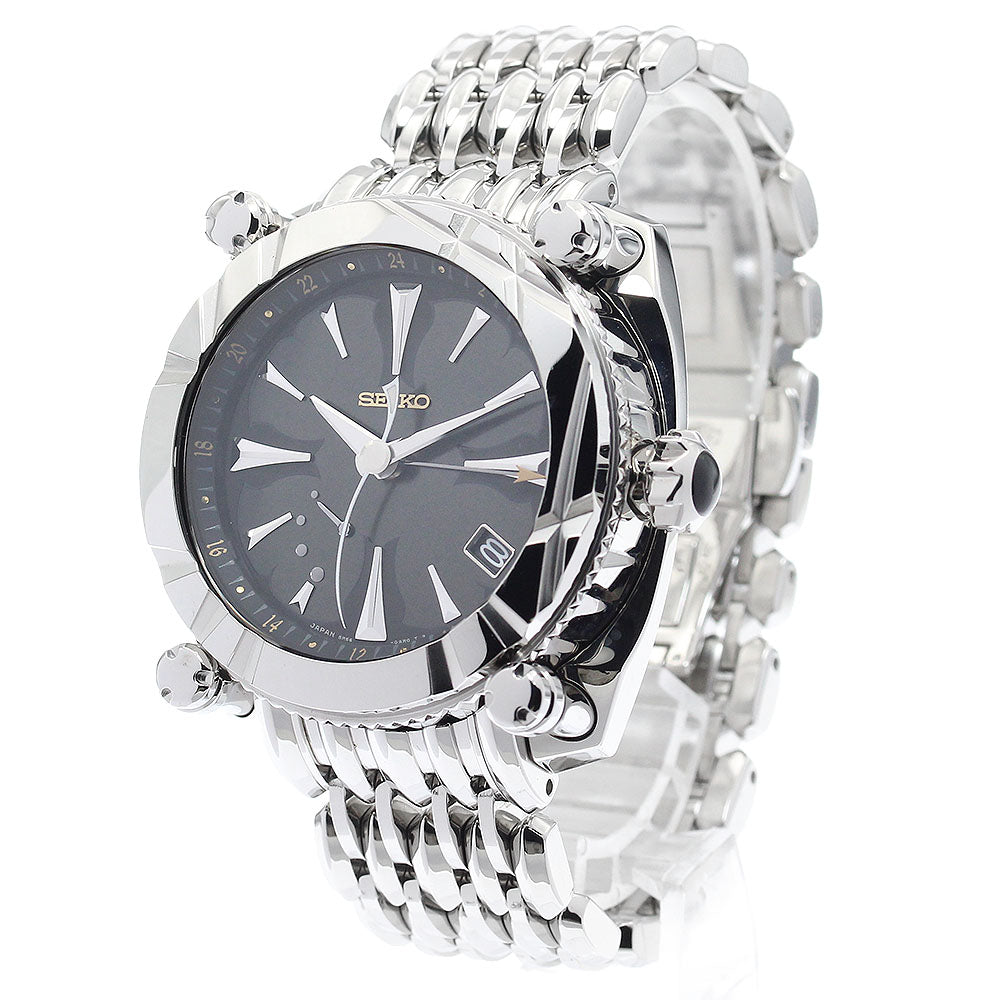 SEIKO Galante SBLA067/5R66-0AW0 GMT Black shell Dial Spring drive Men's Watch_900428