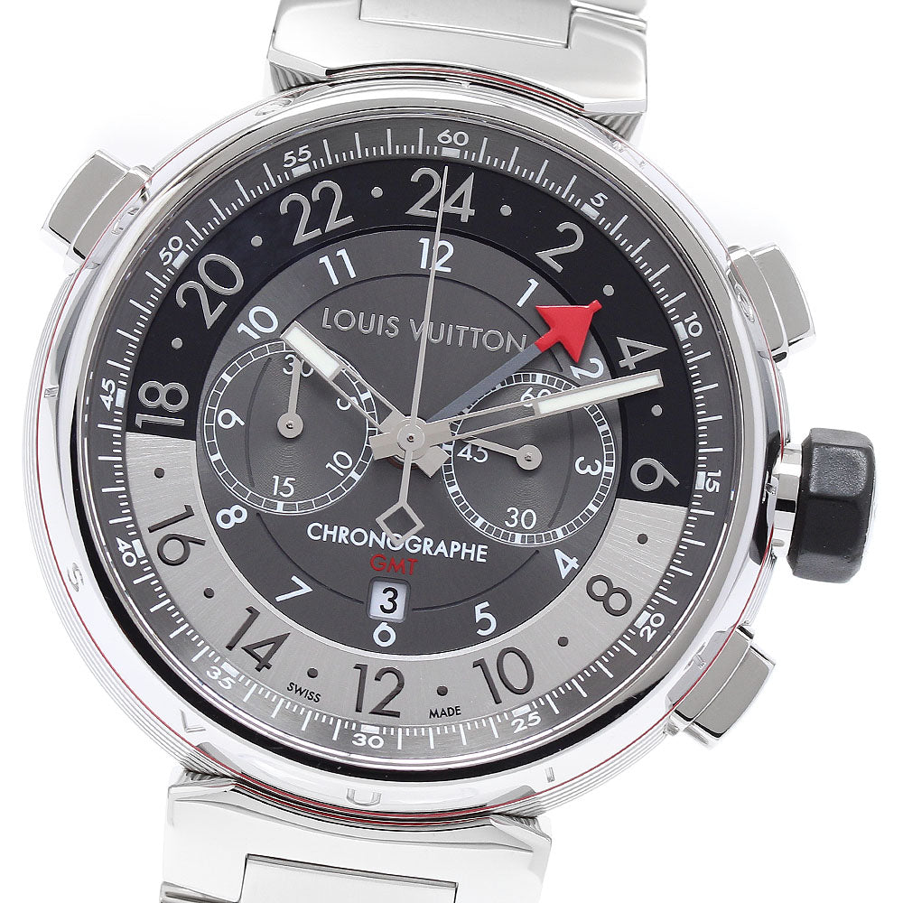 LOUIS VUITTON Tambour graffiti Q1A40 Chronograph GMT Automatic Men's_900439