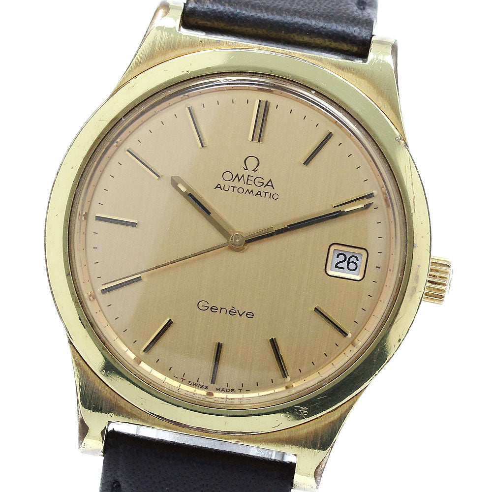 OMEGA Geneve 166.0168 Date Cal.1012 gold Dial Automatic Men's Watch_900454