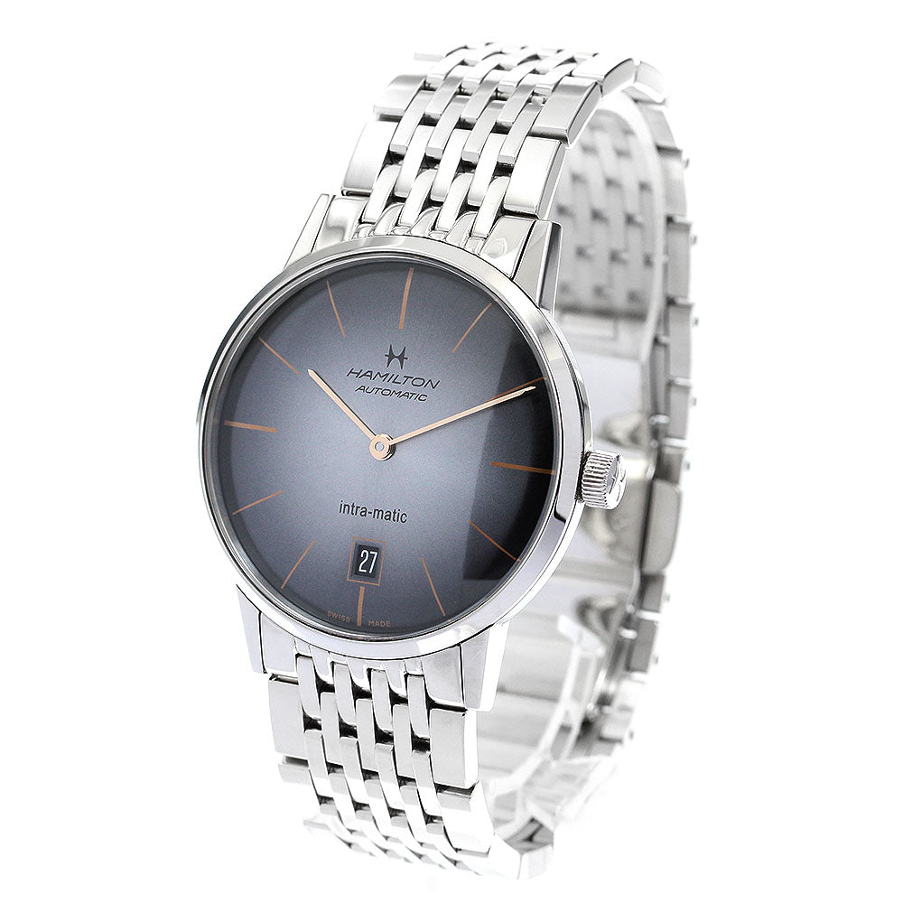 HAMILTON Intramatic H384551 Date gray Dial Automatic Men's Watch_900467