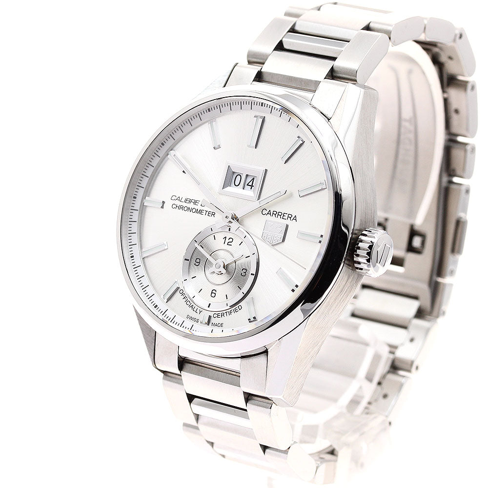 TAG HEUER Carrera WAR5011-0 Grand Date GMT Silver Dial Automatic Men's_900483