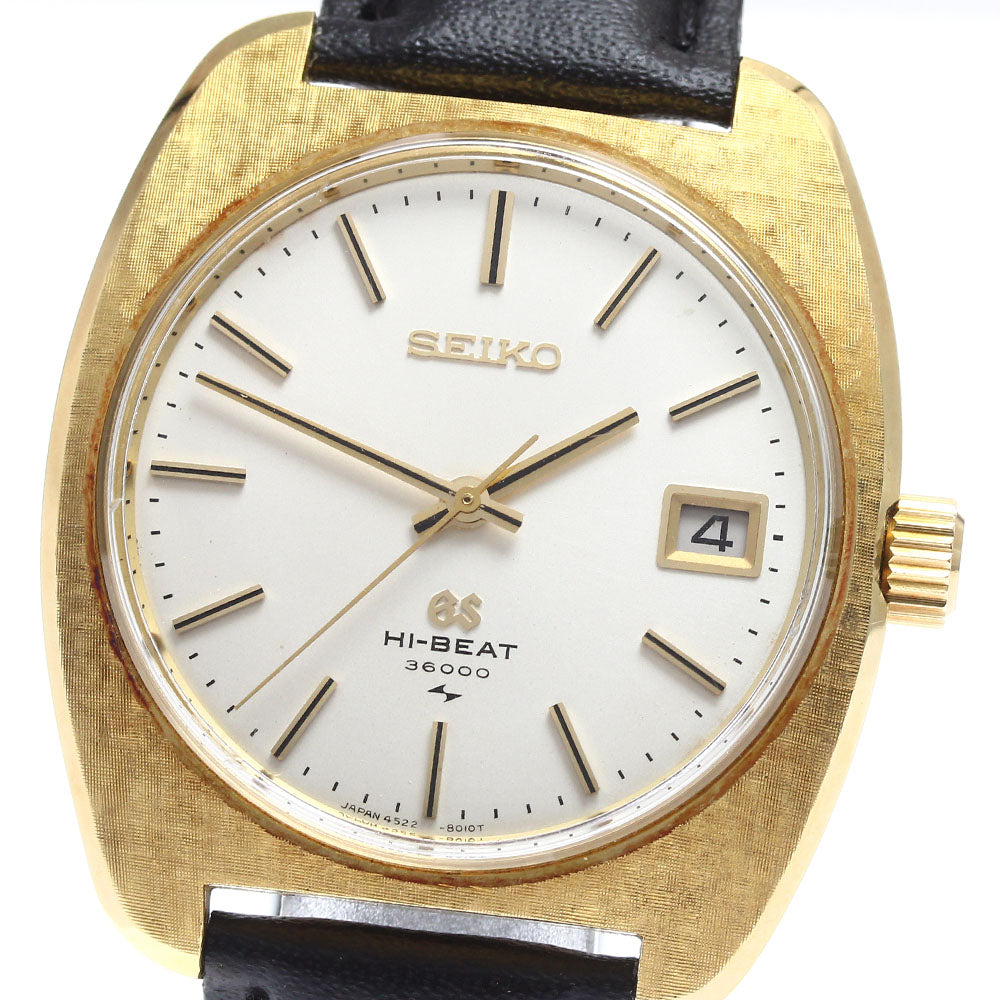 SEIKO Grand Seiko 4522-8010 K18YG high beat Hand Winding Men's Watch_900489
