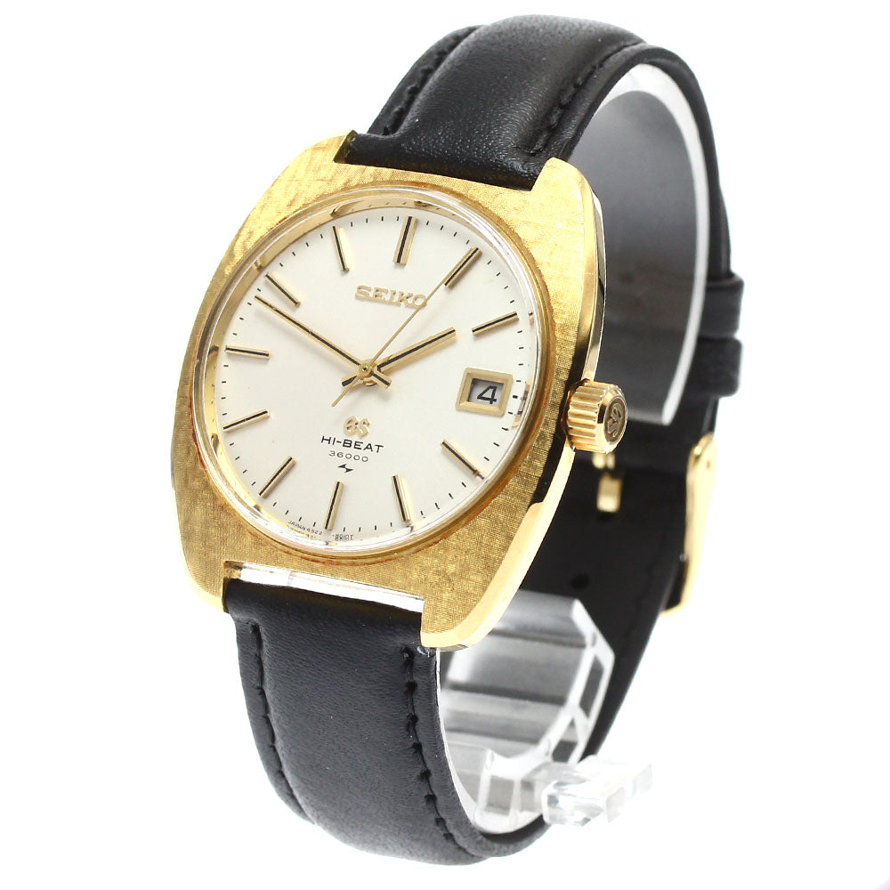 SEIKO Grand Seiko 4522-8010 K18YG high beat Hand Winding Men's Watch_900489