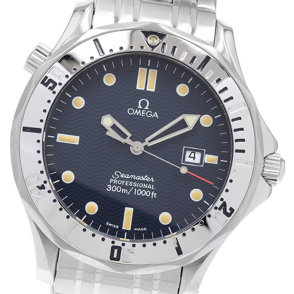 OMEGA Seamaster300 Professional 2542.80 Date Navy Dial Quartz Men's Watch_900510