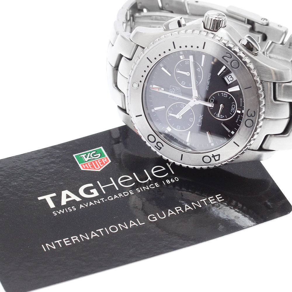 TAG HEUER Link CJ1110.BA0576 Chronograph black Dial Quartz Men's Watch_900515