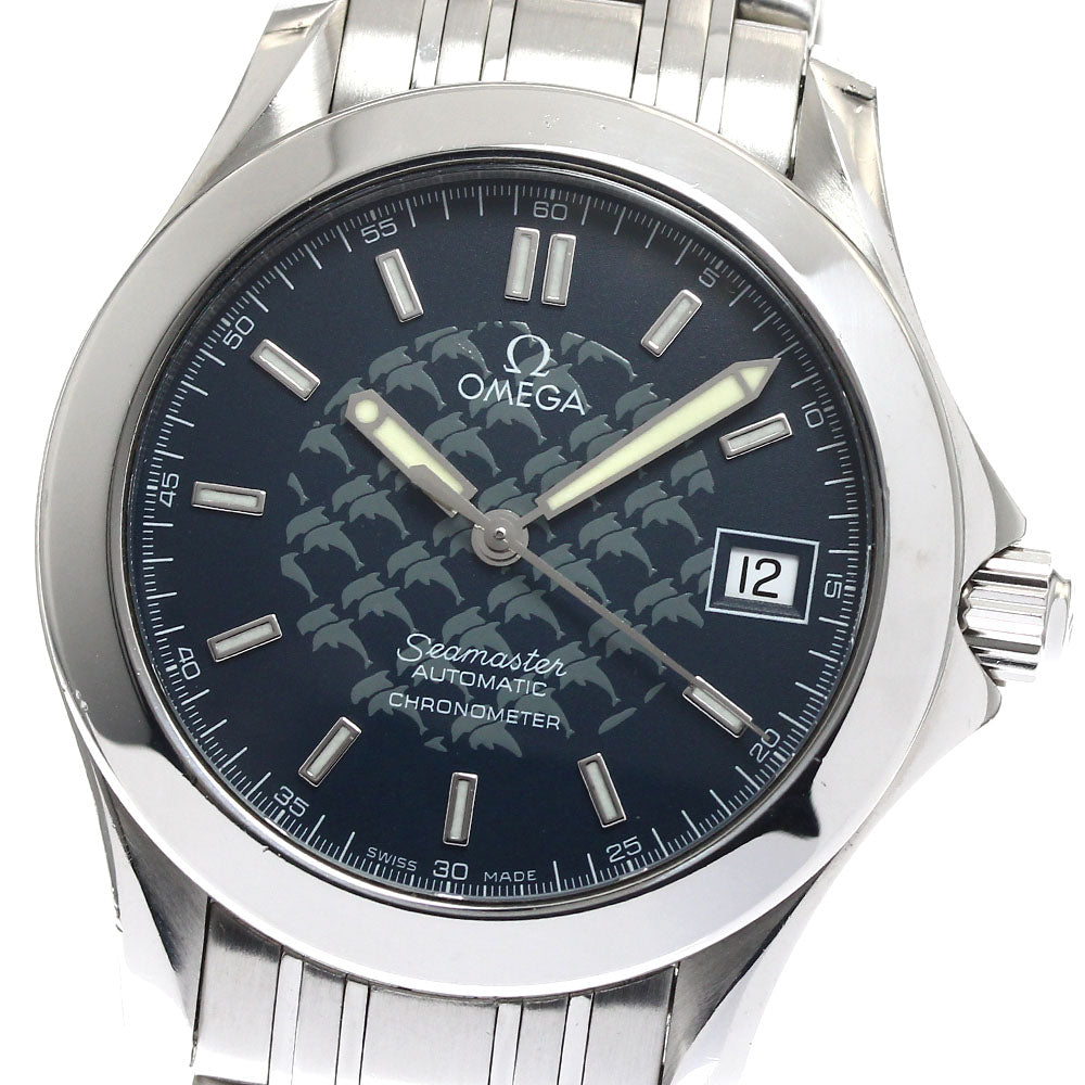OMEGA Seamaster120 Jacques Mayol 2002 Limited Edition Date AT Men's Watch_900518