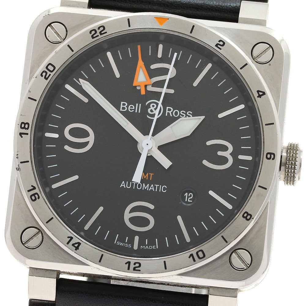 Bell＆Ross BR0393-GMT-ST/SCA GMT date black Dial Automatic Men's Watch_900521