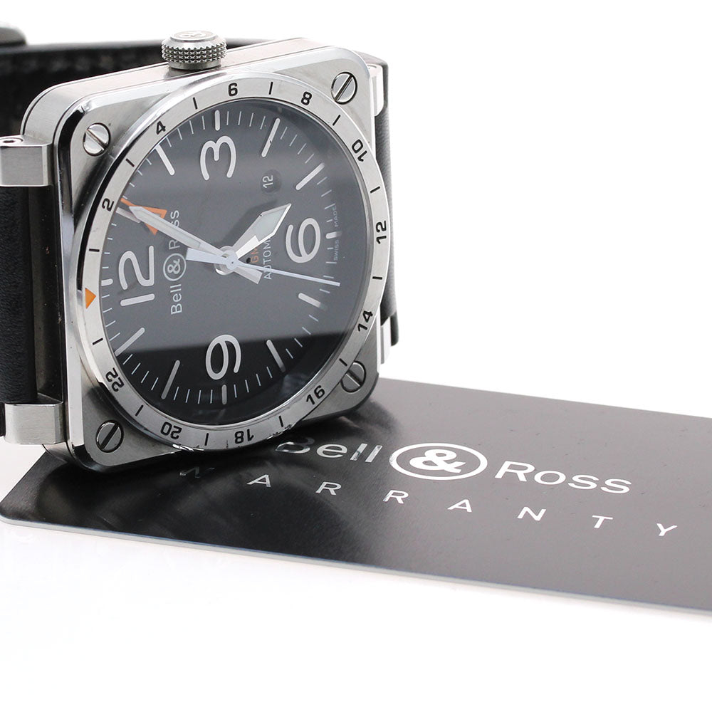 Bell＆Ross BR0393-GMT-ST/SCA GMT date black Dial Automatic Men's Watch_900521