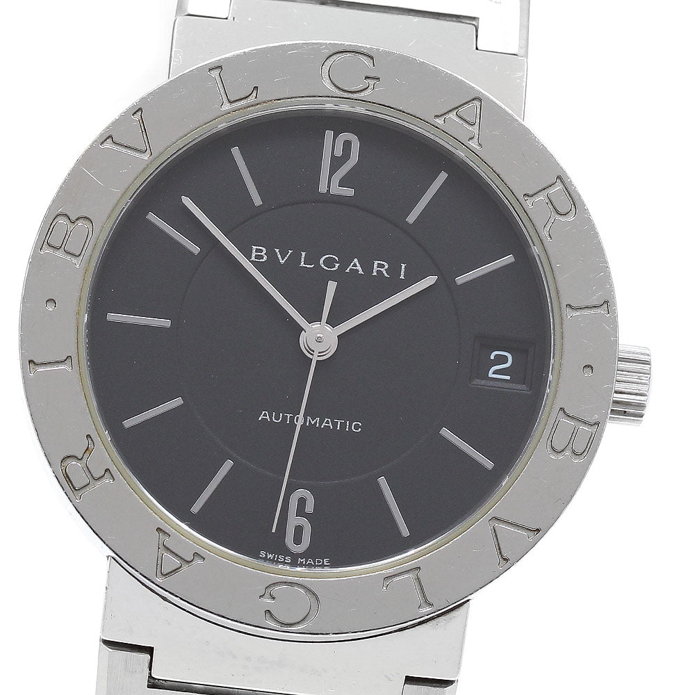 BVLGARI BVLGARIBVLGARI BB33SS Date Black Dial Automatic Men's Watch_900527