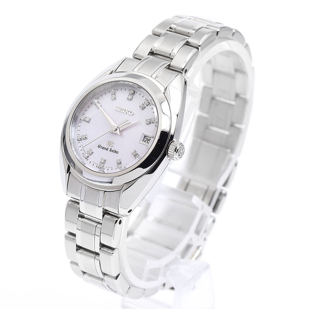 SEIKO Grand Seiko STGF077/4J52-0AC0 22P Diamond Index Date Pink shell Dial Quartz Ladies Watch_900530