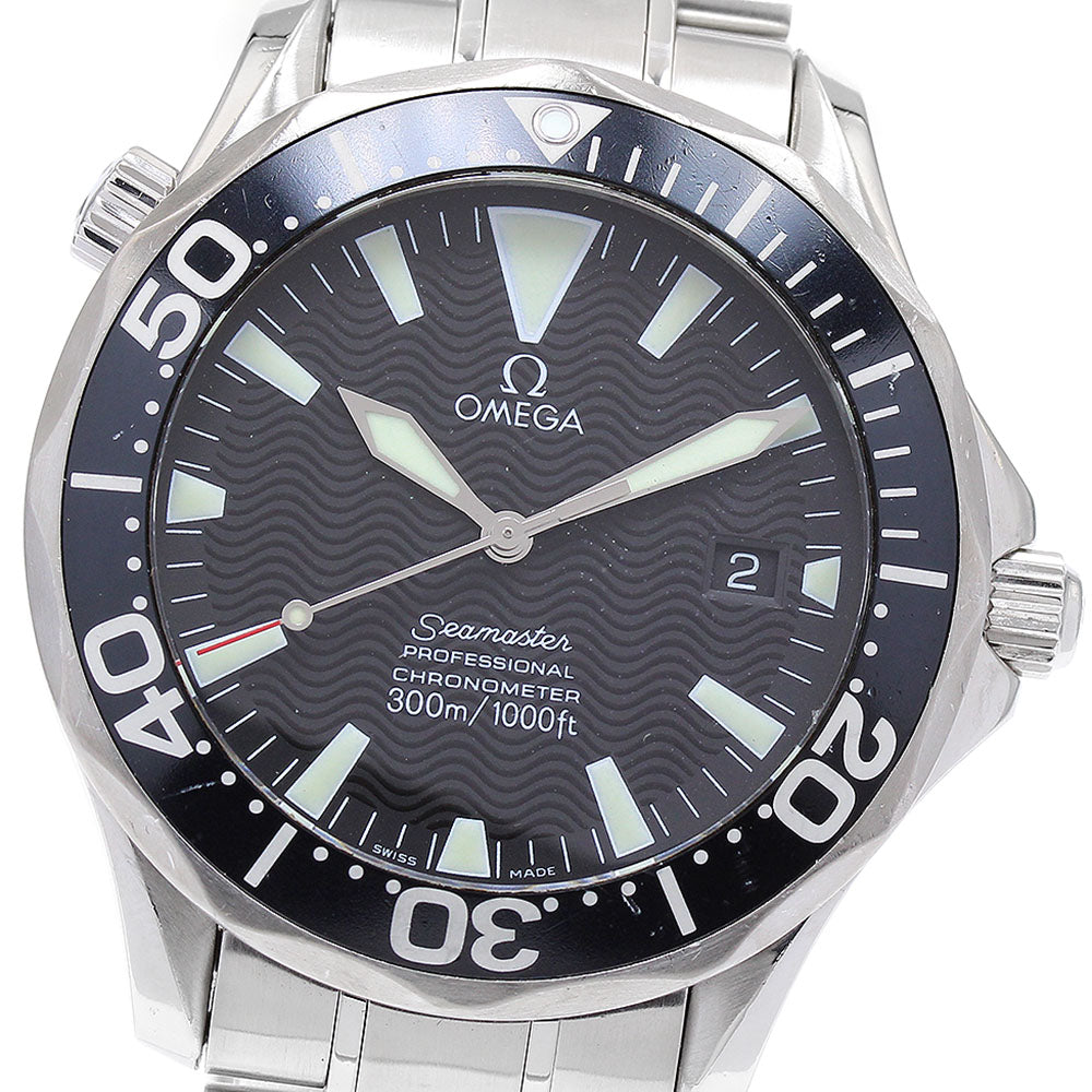 OMEGA Seamaster300 2254.50 Date black Dial Automatic Men's Watch_900532