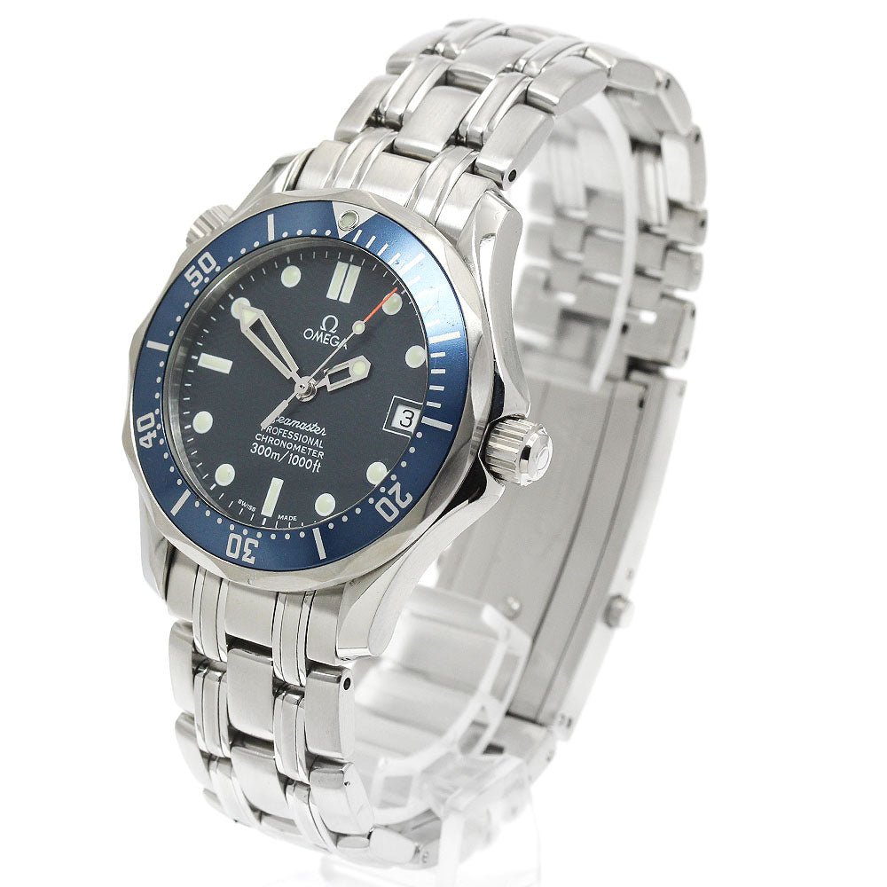 OMEGA Seamaster300 2551.80 Date Navy Dial Automatic Boy's Watch_900556