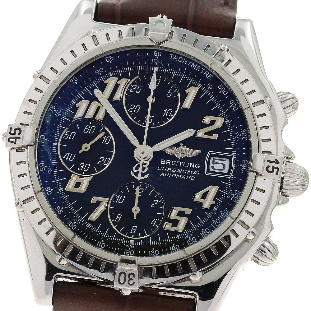 BREITLING Chronomat A13050.1 Chronograph black Dial Automatic Men's Watch_900561