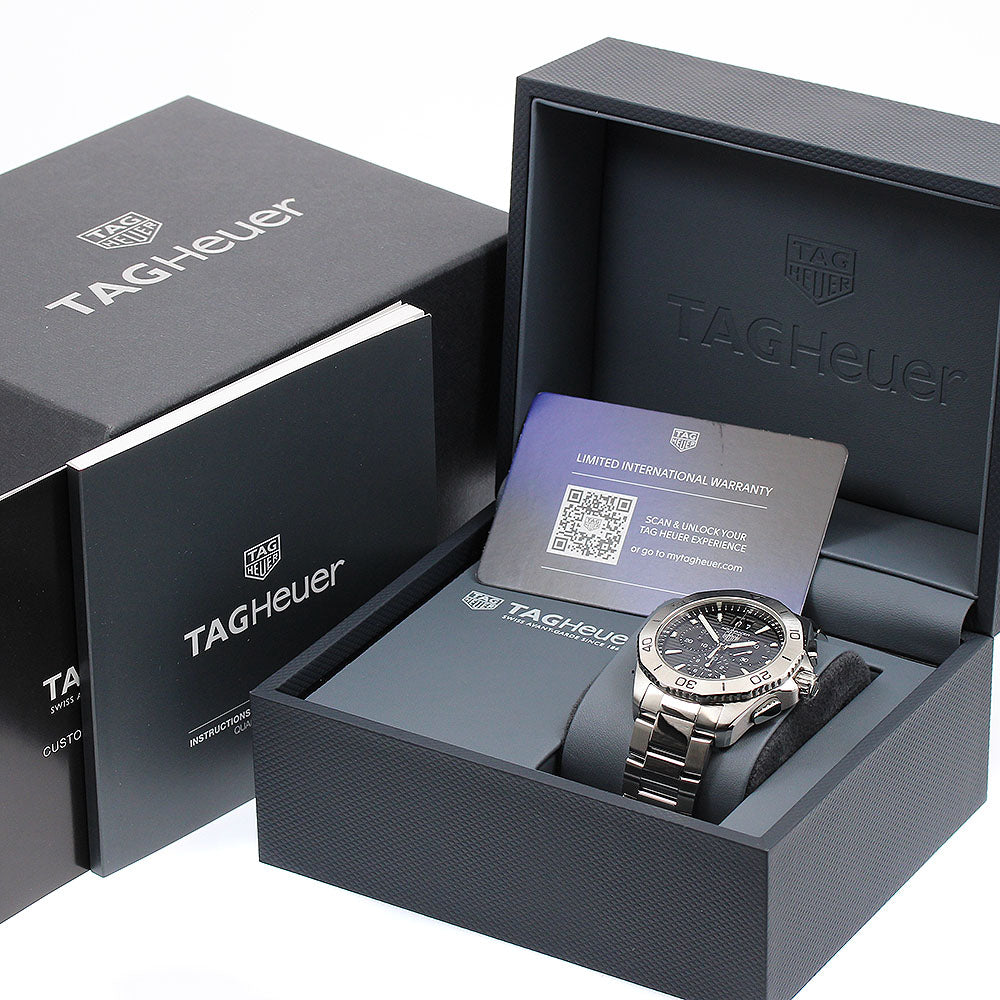 TAG HEUER Aquaracer CBP1110.BA0627 Chronograph black Dial Quartz Men's_900572