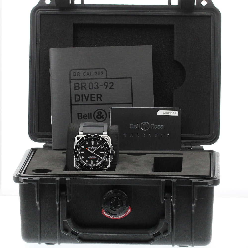 Bell＆Ross BR03-92 Diver BR03-92-D-BL-ST Date Automatic Men's Watch_900576