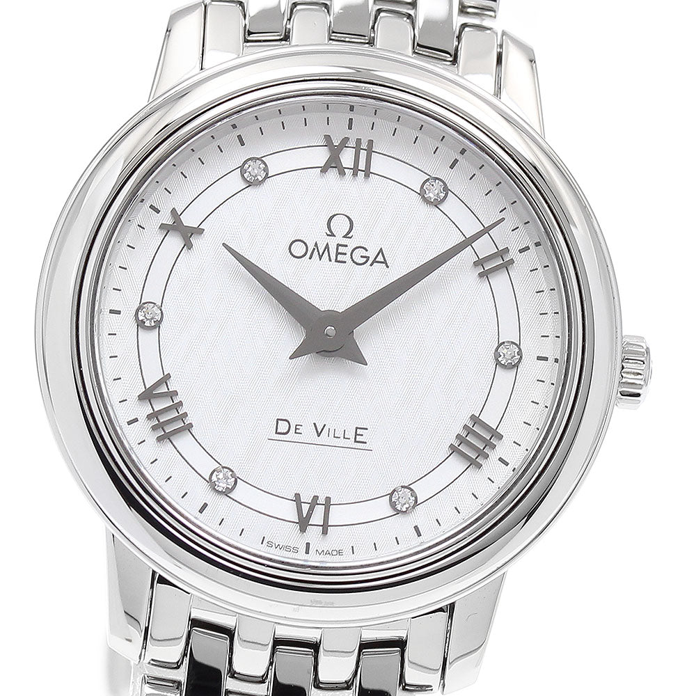 OMEGA De Ville Prestige 424.10.27.60.52.002 6P diamond Quartz Ladies_900577