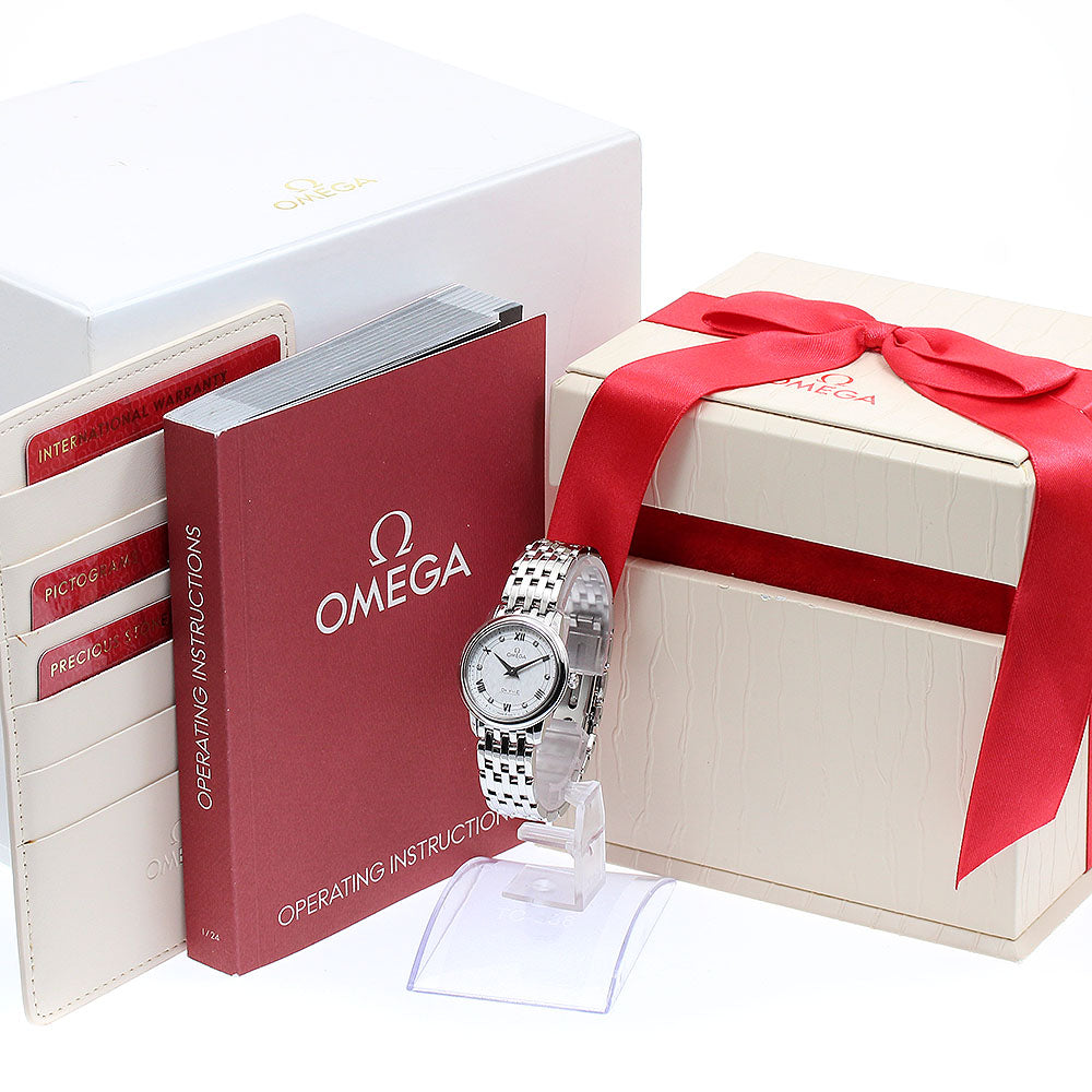 OMEGA De Ville Prestige 424.10.27.60.52.002 6P diamond Quartz Ladies_900577