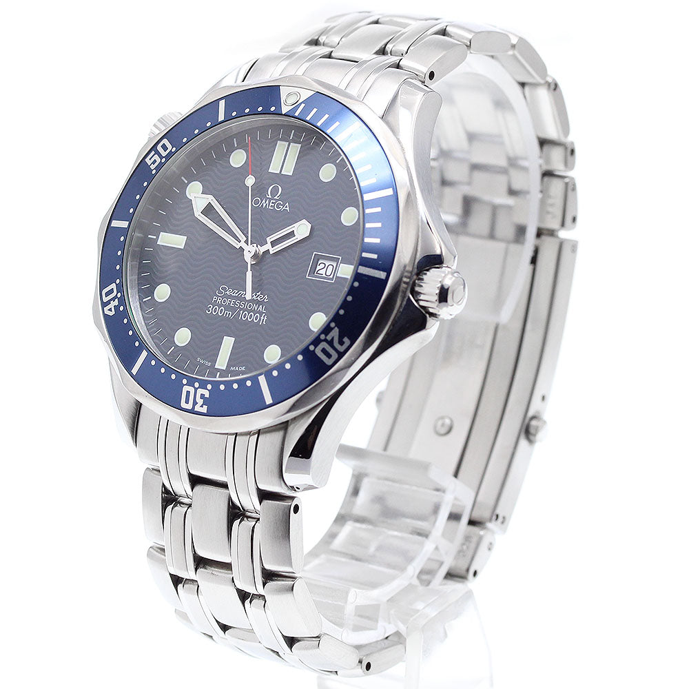 OMEGA Seamaster300 2541.80 Date Navy Dial Quartz Men's Watch_900589