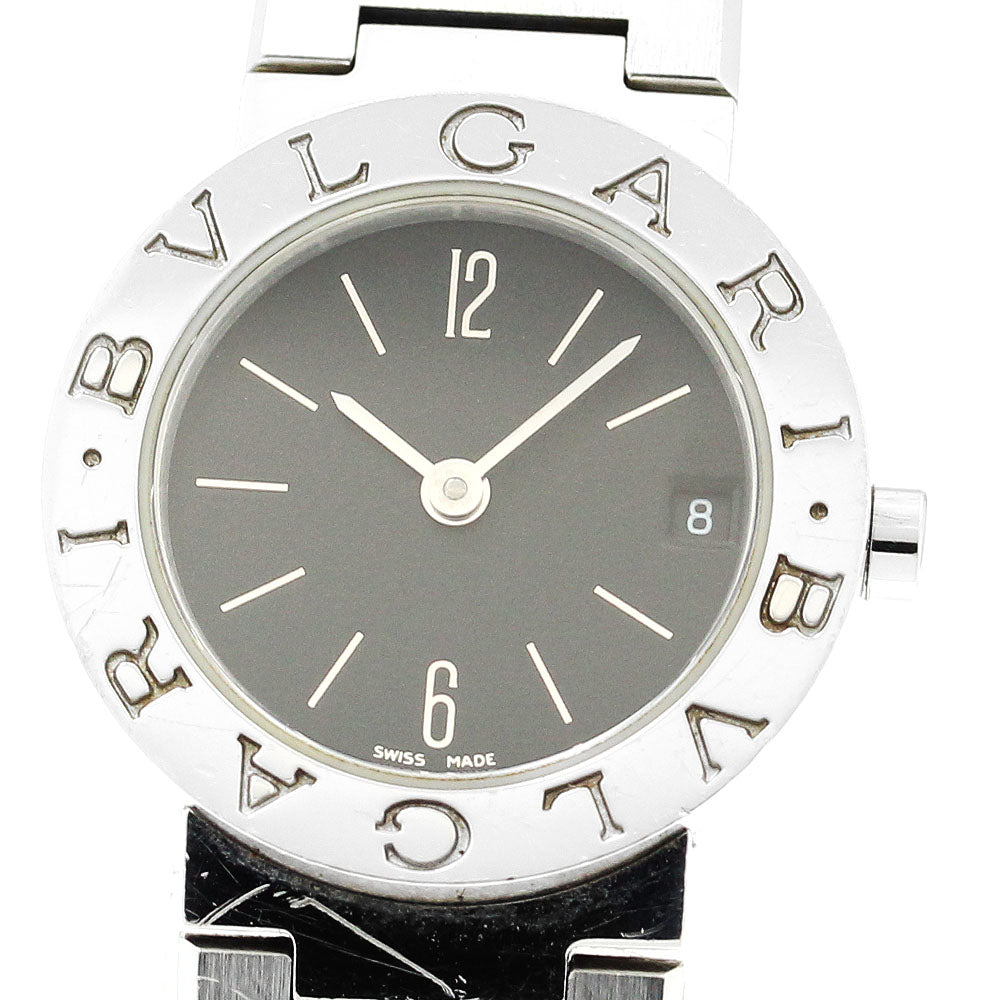 BVLGARI BVLGARIBVLGARI BB23SS Date black Dial Quartz Ladies Watch_900610