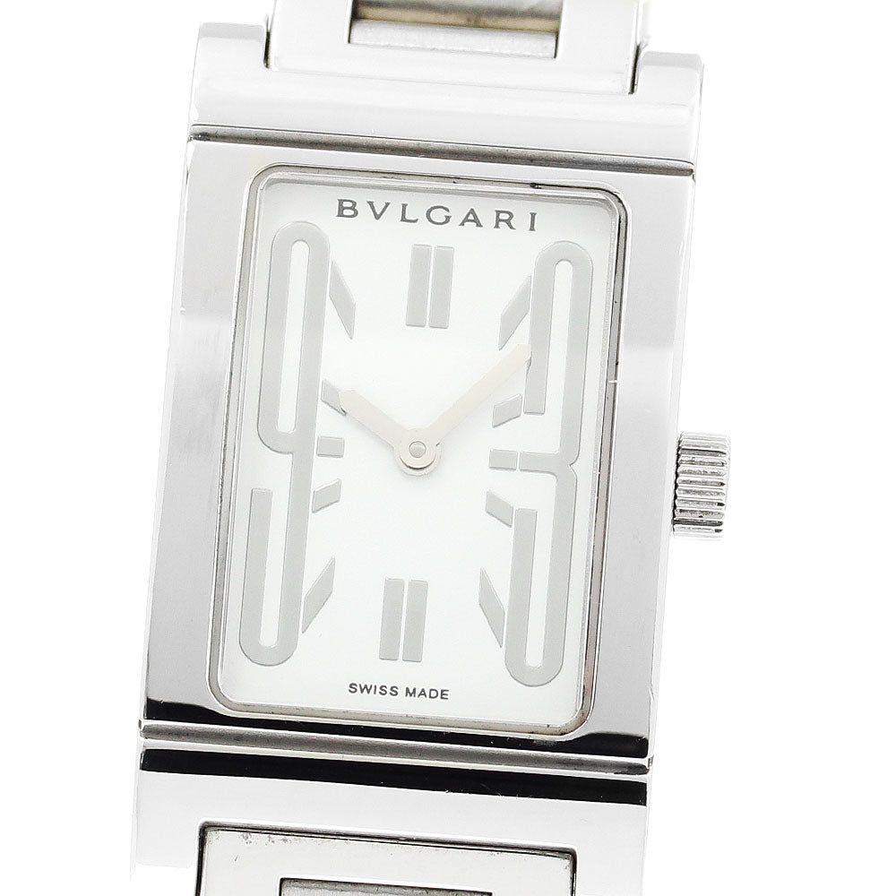 BVLGARI Rettangolo RT39S white Dial Quartz Ladies Watch_900611